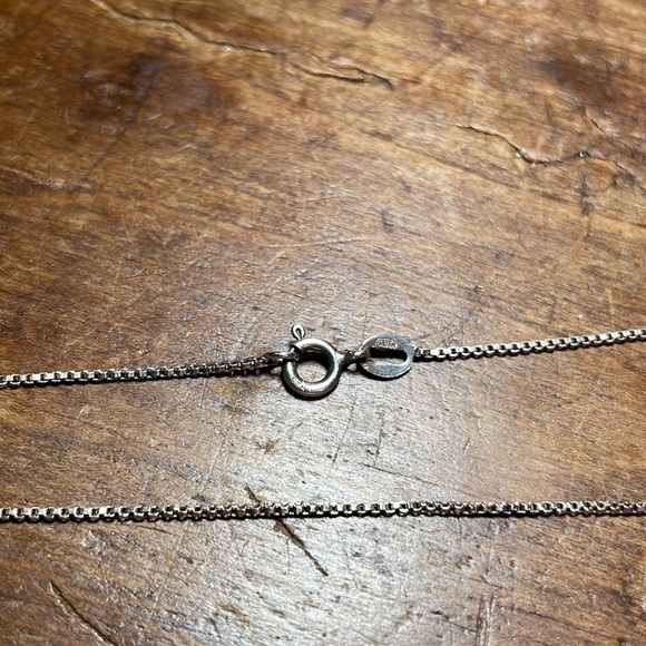 GBL Vintage Italian Sterling Silver Box Chain, 18.5 Inches - Picture 9 of 16